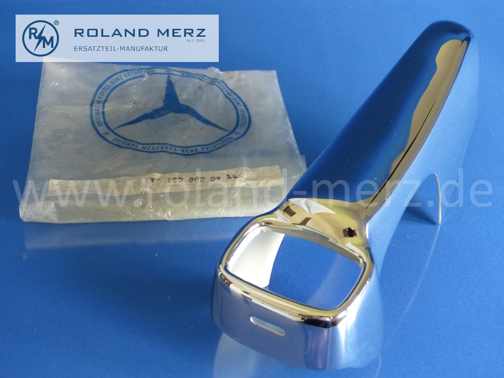 101808800955 1808800955 Horn für Stoßfänger hinten links, Mercedes W105, W180, 219, 220a, 220s, frühe Ausführung ohne Kennzeichen Beleuchtung, 101808800555, Original MB Neuteil, NOS