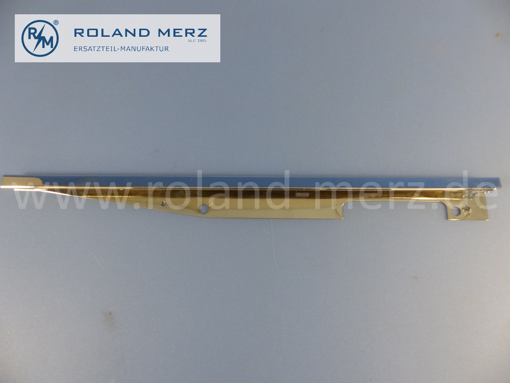 1136980284 Zierstab, Zierleiste, rechts, Heckmittelstück, Länge 383mm, Mercedes W113, Pagode, MB 230SL, 250SL, 280SL, Original Mercedes Neuteil, NOS