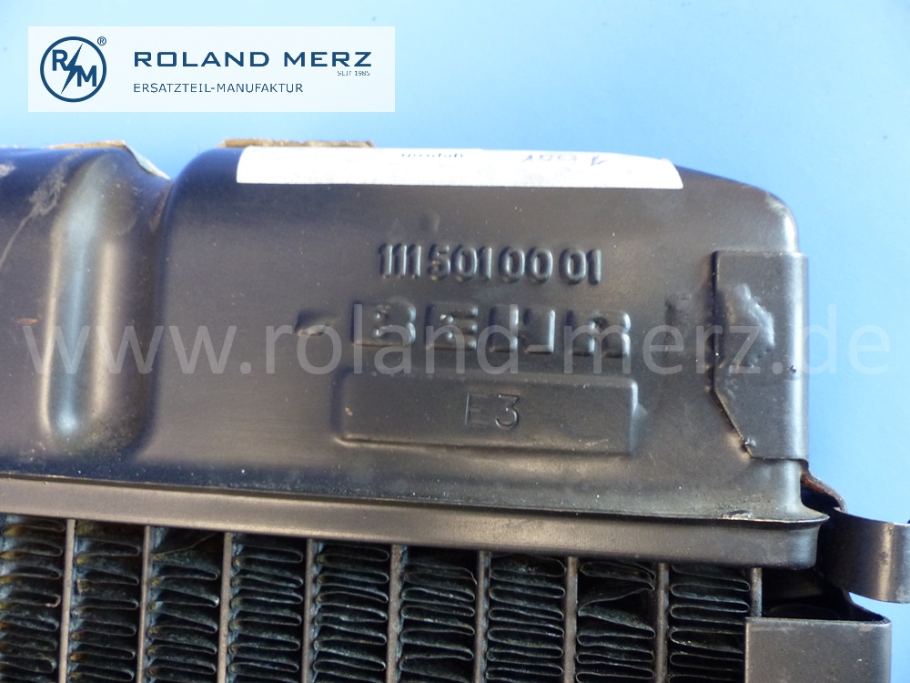 1115010001 Kühler, Wasserkühler, Wärmetauscher, Zusatzkühler Automatikgetriebe, Mercedes W111, 49,5 x 58 cm, Original Mercedes Gebrauchttteil, NOS - geprüft - 