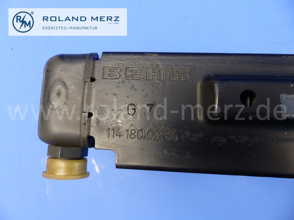 1141800265 Ölkühler, Luftölkühler, Mercedes W114, 114.010, 114.021, 114.022, 250, 250C, 250CE, Strich 8, Original Mercedes Neuteil, NOS