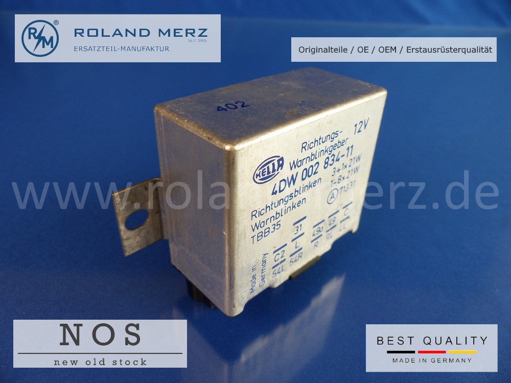 4DW 002 834-11 Blinkgeber 12 Volt MB Nr. 002 544 5832