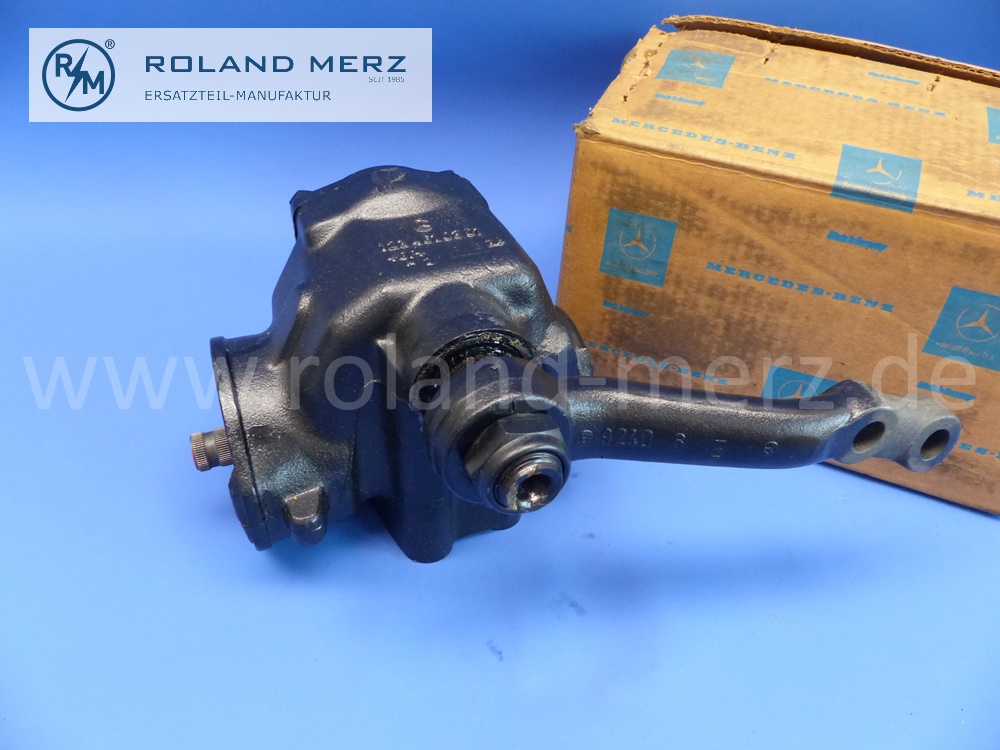 1234610301 Lenkung, Lenkgetriebe, mechanisch, (Gussnummer auf Gehäuse), Mercedes W123, Original Mercedes Neuteil, NOS