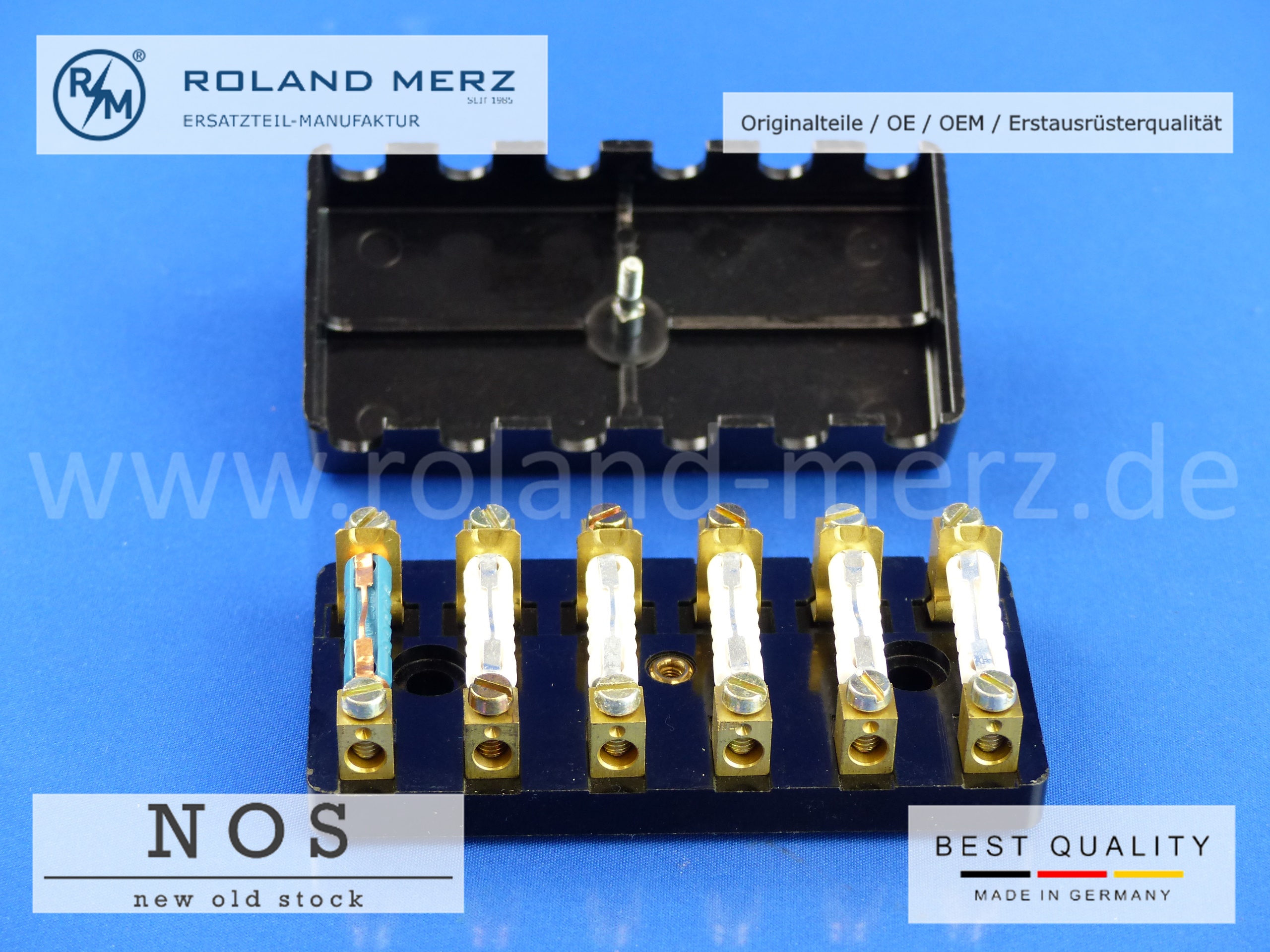 Sicherungskasten, Sicherungsdose, Schraubverbindung, 6-polig