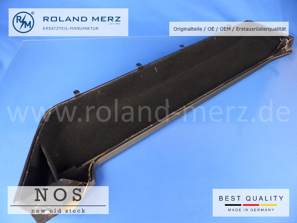 107-720-01-24-06 Türtasche schwarz li. 107 720 01 24 Mercedes 280SL - 560SL und 280SLC - 500 SLC Farbcode 9007