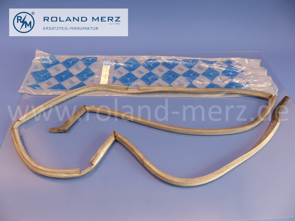 1807200278 Abdichtrahmen, Dichtprofil Fahrertür rechts, Mercedes W180, Cabrio / Coupé, 220S, Original Mercedes Neuteil, NOS