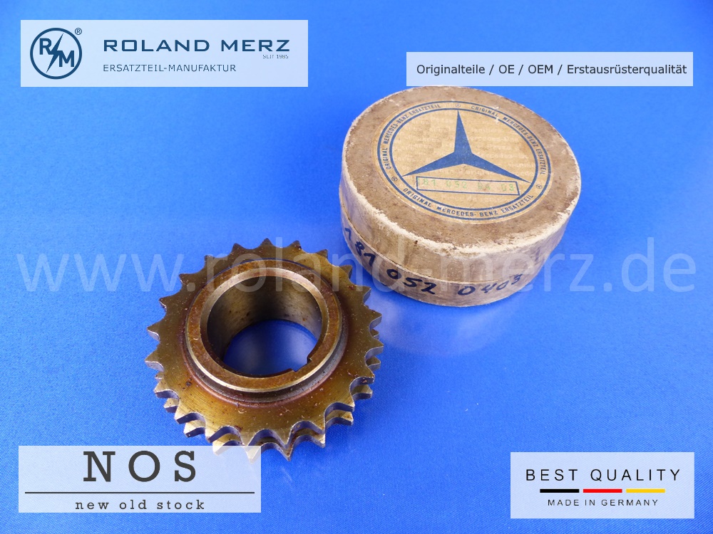 181-052-04-03-001 Kurbelwellenrad 181 052 04 03 Mercedes 170Vb, Sb, S-V, 180 B Original Neuteil NOS