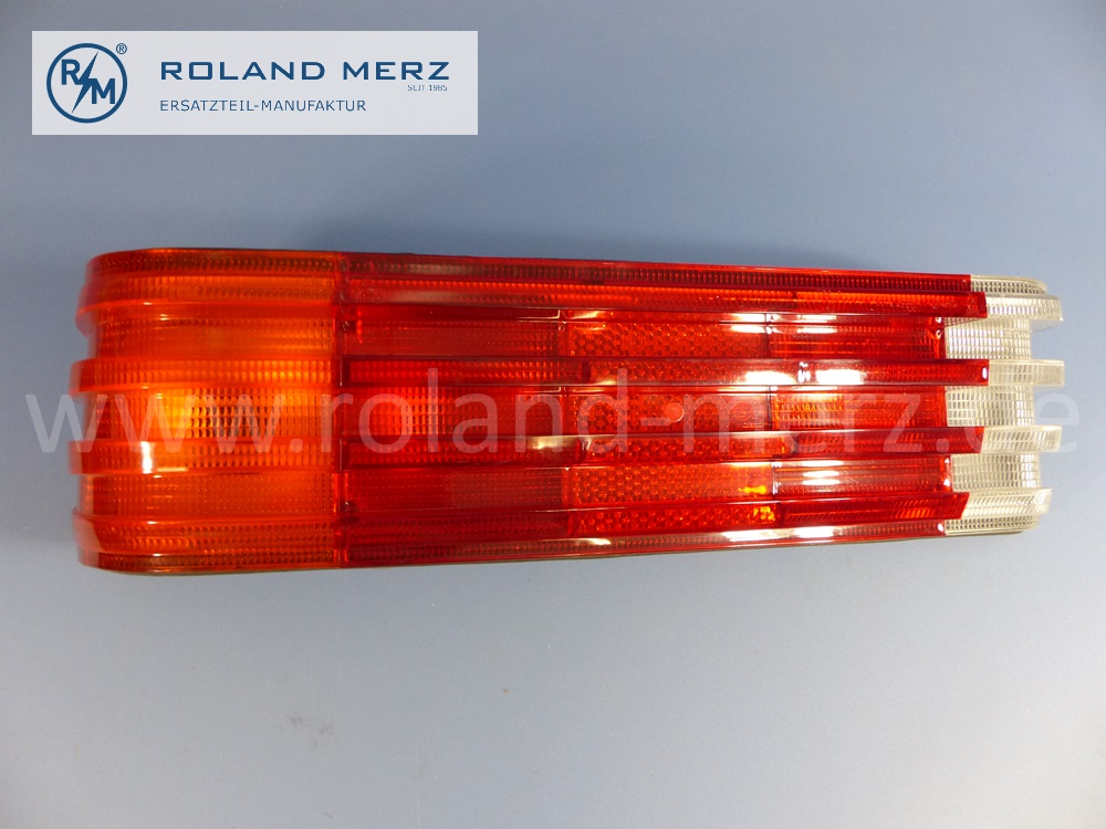 1168200166 Lichtscheibe, Lichtfenster, Lampenglas Rücklicht, links, W116, S-Klasse, Original Mercedes Neuteil, NOS