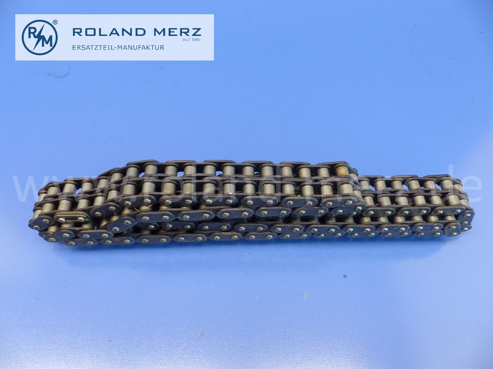 0009974494 Rollenkette, 2-fach, Steuerkette, Duplex, Mercedes Motoren M108, M130, 124 Glieder, Original Mercedes Neuteil, NOS 