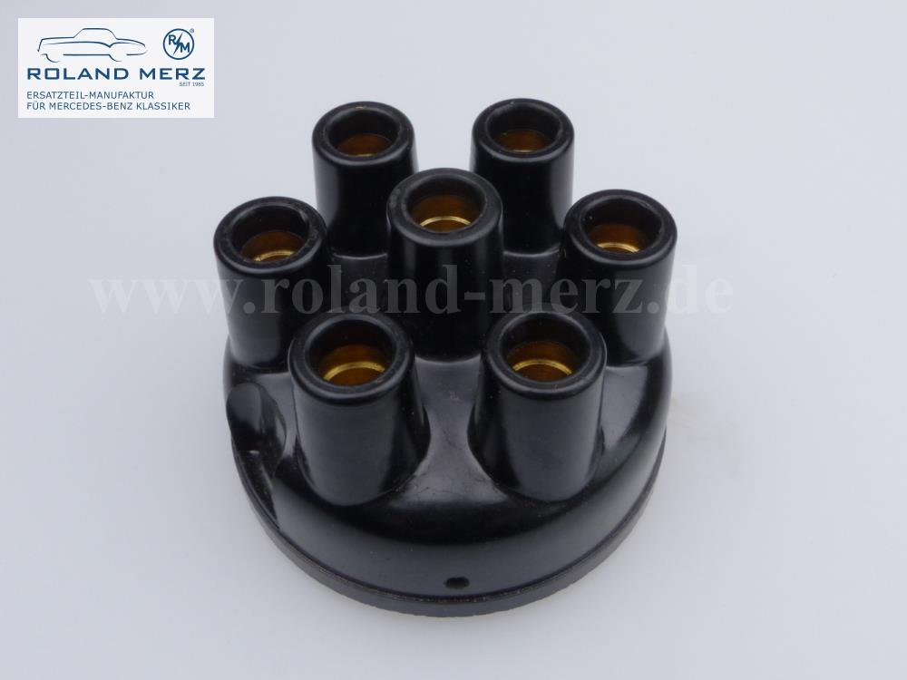 roland-merz_ersatzteil-manufaktur_bakelit-zuendverteilerkappe-42091_1 Zündverteilerkappe für Auburn, Chevrolet, Chrysler, Citroen 15CV Tract. avant, DeSoto, Dodge, Oldsmobile, Plymouth, Pontiac, Renault, Renault Mona, Studebaker aus Bakelit