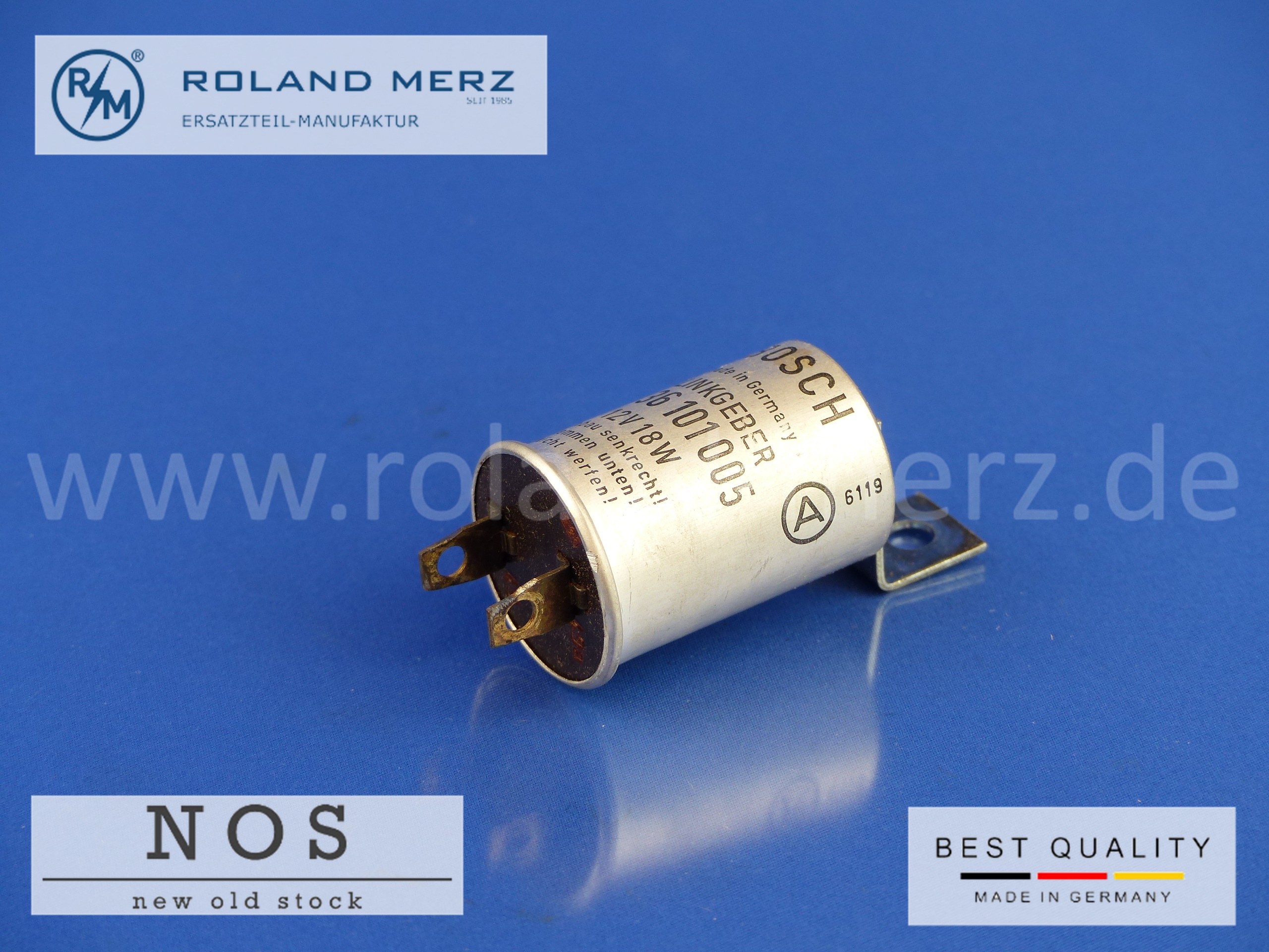 0336101005 Blinkgeber Bosch 12V 18W BMW Volvo Scania Henschel