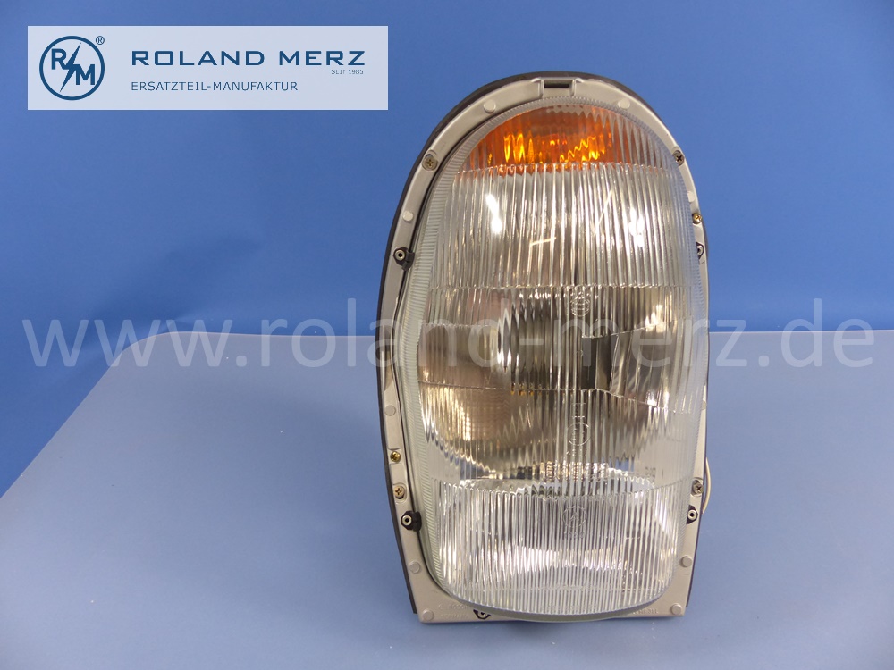 1088200061 Bosch Leuchteinheit, Scheinwerfer, asymmetrisch, Rechtsverkehr, links und rechts, Mercedes W108, W109, W111, W112, Original Mercedes Neuteil, NOS 