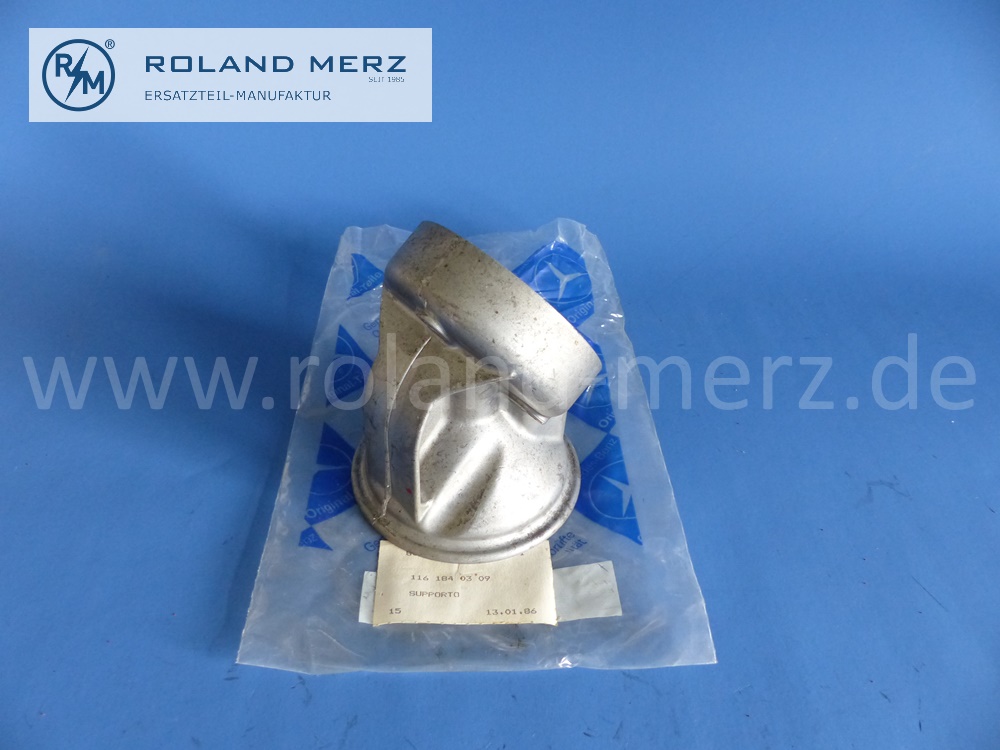 1161840309 Flansch für Ölfiter Mercedes Motoren M116.982, M116.984, M116.992, M 117.982, M117.985, M117.992, Original Mercedes Neuteil, NOS 