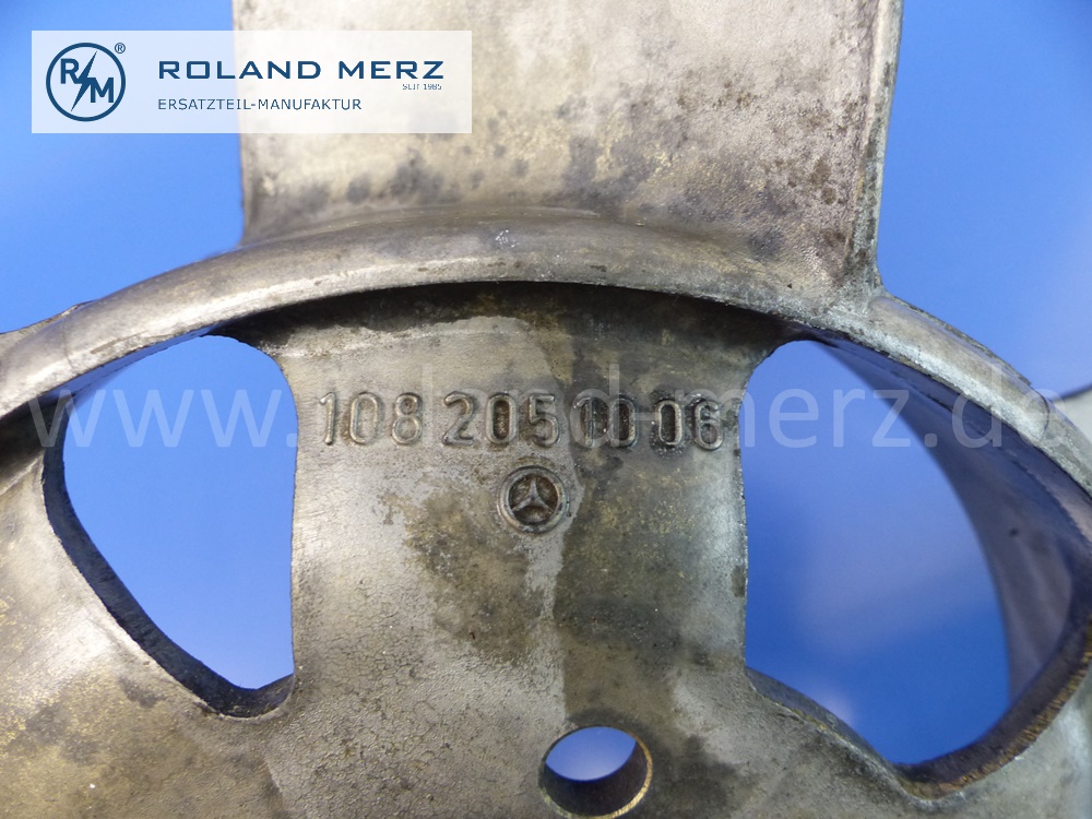 1082051006 Lüfter, Lüfterrad, Lüfterflügel, Mercedes Motoren M108, M110, M114, M121, M129, M130, OM617, OM621, Original Mercedes Neuteil, NOS - Lagerspuren -