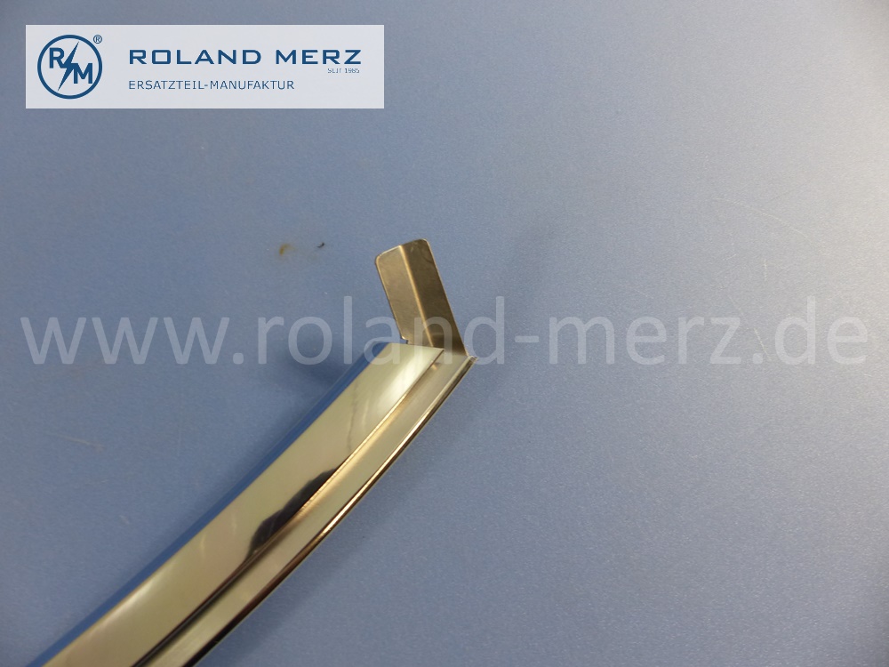 1076701816 Zierstab, Zierleiste, Zierrahmen Hardtop, Heckscheibe, rechts, Mercedes R107 Roadster SL, Länge 540 mm, Original Mercedes Neuteil, NOS
