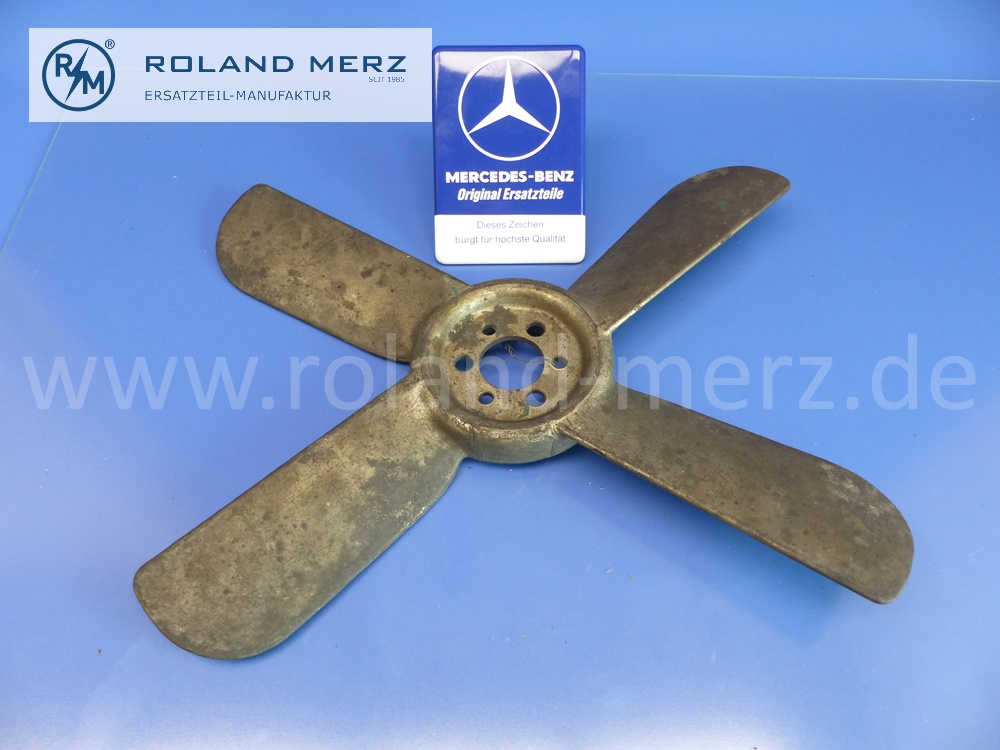 1862050306 Lüfter, Lüfterrad, Lüfterflügel, Mercedes Motoren M121, M180, OM621, Original Mercedes Neuteil, NOS - Lagerspuren -