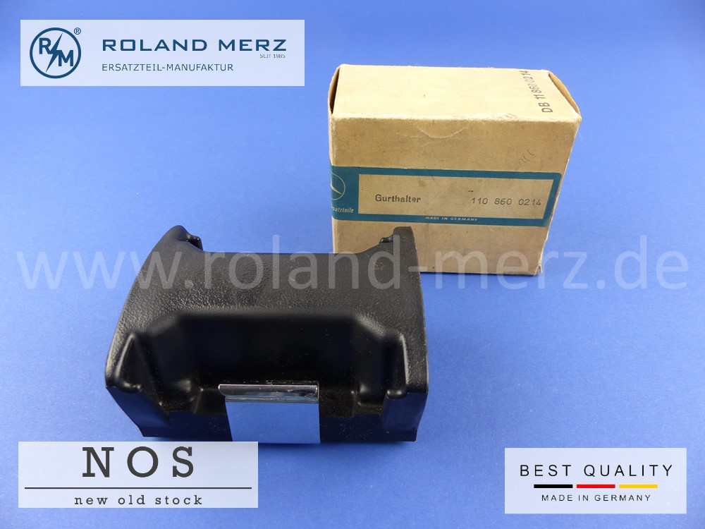 P1100767 Gurthalter 110 860 02 14 zwischen Fahrersitz für Mercedes 220b - 230S und alle BM 110