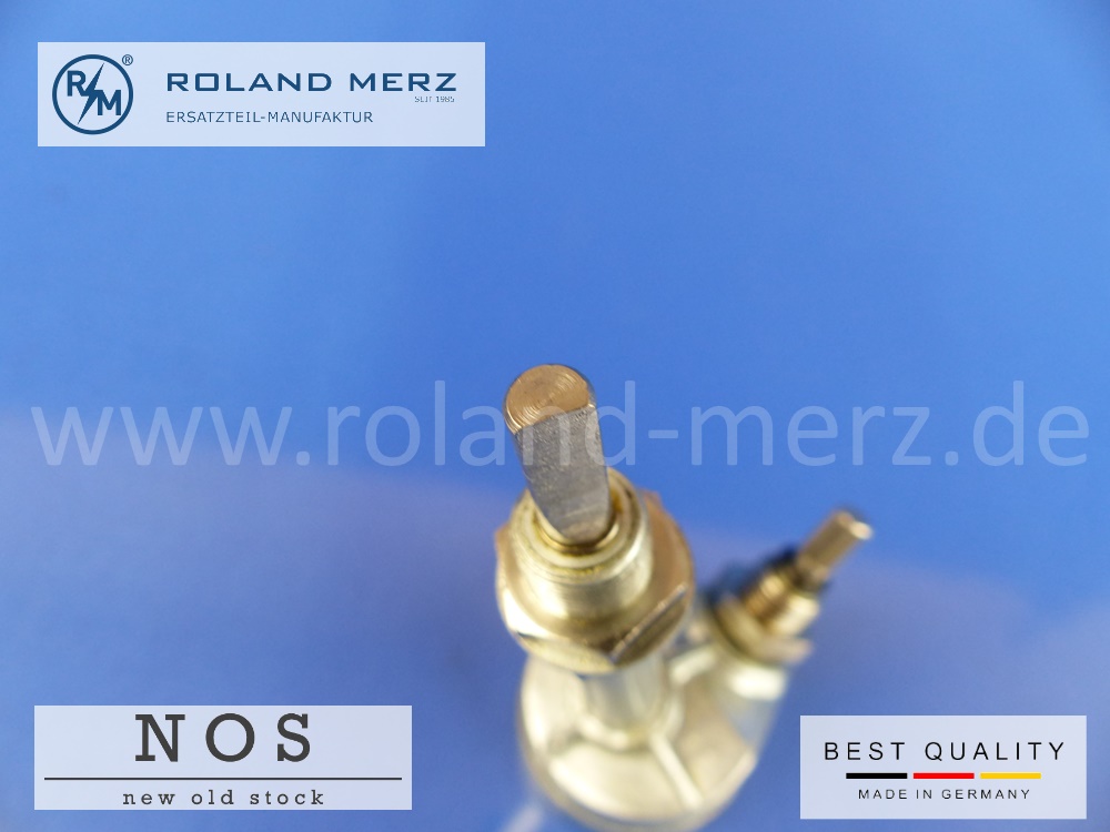 311368240107 1368240107 Scheibenwischergetriebe, 12 mm, kurz gerändelt für Mercedes 170S, 170SBC, MB-Originalteil NOS