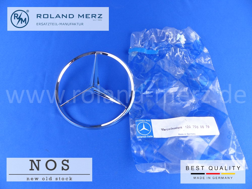 1207500079 Mercedes Heckdeckelstern 120 750 00 79 Original MB-Neuteil für Mercedes 180 - 220SE 1207500079 Mercedes Heckdeckelstern 120 750 00 79 Original MB-Neuteil für Mercedes 180 - 220SE
