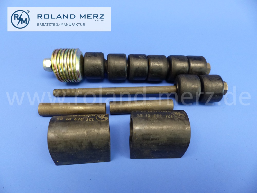 1285860032 Reparatursatz Drehstab / Stabilisator 20mm, Mercedes 190SL, 219, 220S, 220SE, Doppelsatz für beide Seiten, Original Mercedes Neuteil, NOS 