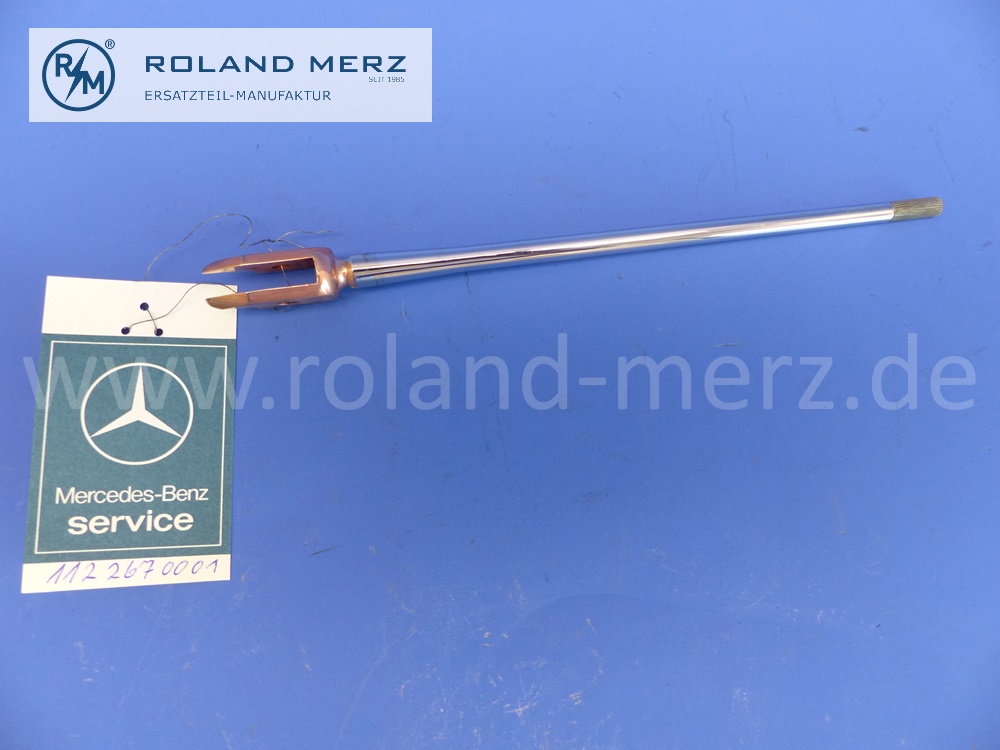 1122670001 Schalthebel Mittelschaltung, automatisches Getriebe, Mercedes 230SL - 280SL, 280SE, 300SE Cp/Cb, 190c, 230, und SA 10.605, 10.660, Original Mercedes Neuteil, NOS 