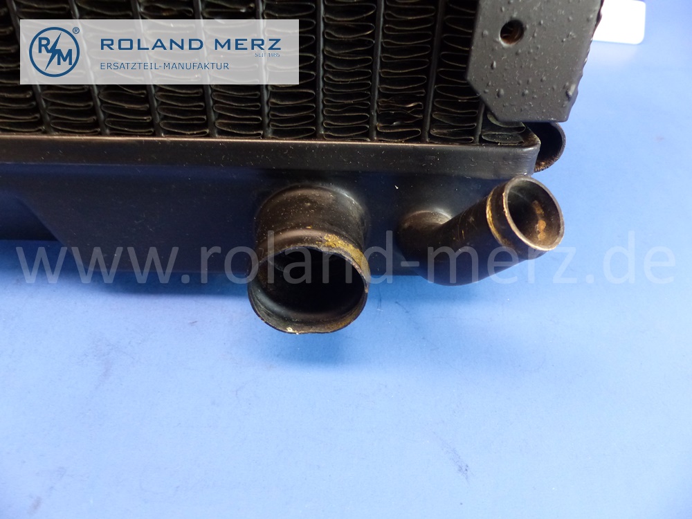 1135001003 Kühler, Wasserkühler, Wärmetauscher, Mercedes W113 Pagode, Automatikgetriebe, 67x53x6, E: 1135001103, Original Mercedes Neuteil, NOS - geprüft -