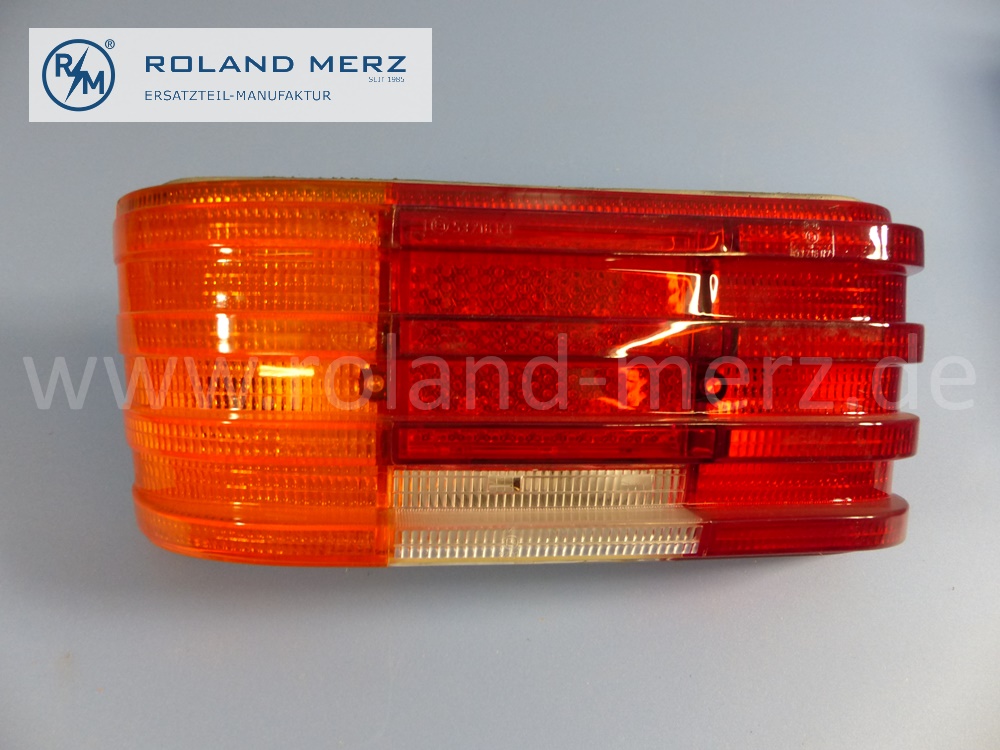 1148200964 Schlussleuchte, Heckleuchte, Rückleuchte, links, neuere Ausführung, Mercedes W114, W115, Strich 8, Original Mercedes Neuteil, NOS 