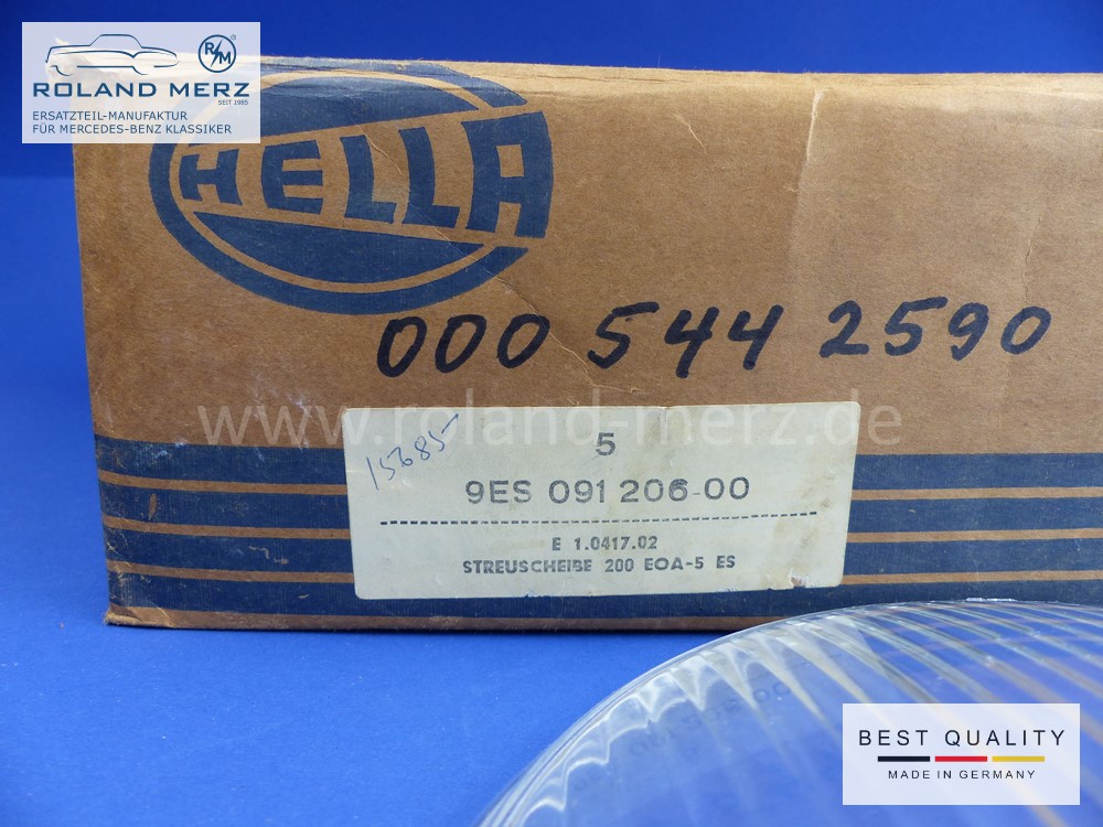 RM0058Katalog Hella Scheinwerferglas asymmetrisch Ø 200mm