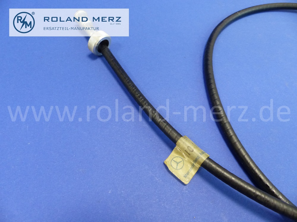 1105421207 Tachowelle 1250mm, Gewinde M16 für Mercedes W110, W111, Heckflosse 190c – 200, 230S, Original MB-Neuteil, NOS
