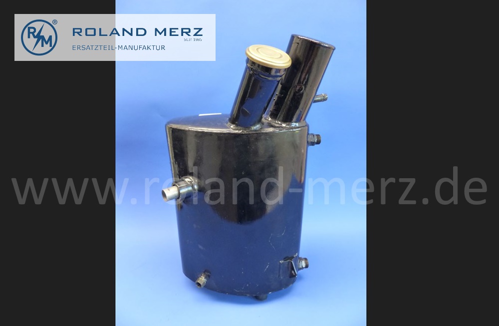 1984800001 dry-sump oil pan, oil tank, Mercedes W198, modified version with expansion tank, aluminum, original Mercedes spare-part, NOS