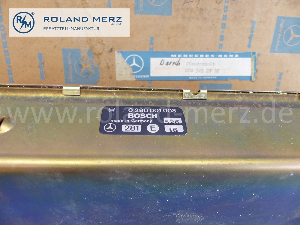 0005452932 Steuergerät D Jetronic, Bosch 0280001008, Mercedes W107, W114, W116, M110, Original Mercedes Neuteil, jedoch nicht überprüft, NOS 