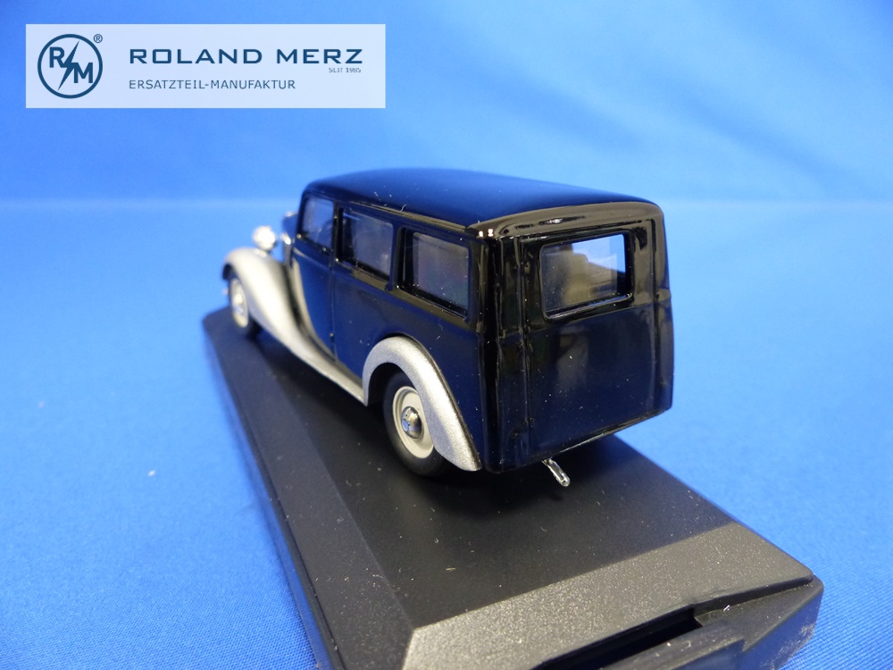 150350-12 Mercedes-Benz 170V Van Mercedes-Benz schwarz-silber 1939 - 1942 - 150350 Vitesse 1:43 Modell