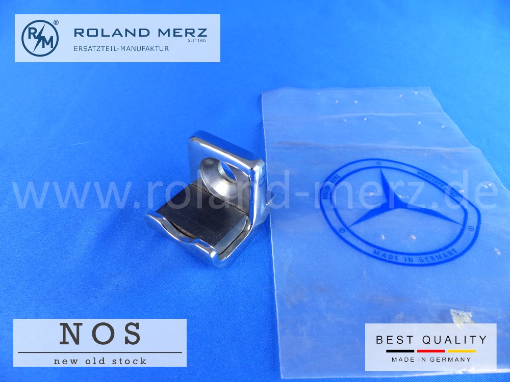 P1120546 30 180 919 01 18 Auflage f. Rückenlehne Verchromt für Mercedes 220S, SE, Cb, Cp, 300d, Neuteil/NOS