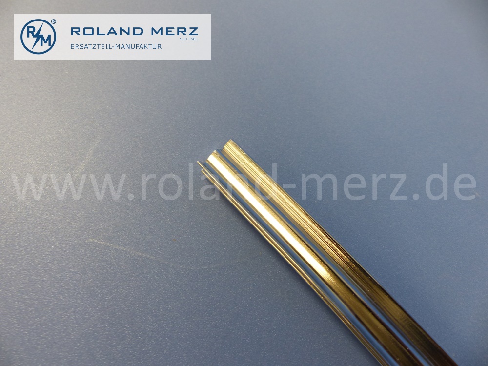 1156982101 Regenleiste Dachkante, links, Mercedes W114, W115, Strich 8, Länge 1040 mm, Original Mercedes Neuteil, NOS