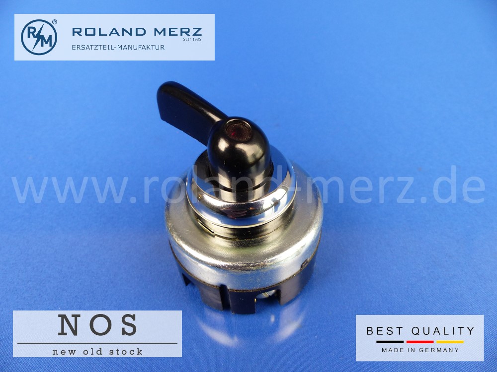 P1130746 Zweikreis-Blinker-Schalter S16 SWF 31/60208 mit Kontrollicht schwarz