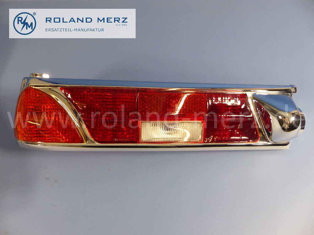 1118201164 Schlussleuchte, Heckleuchte, Rückleuchte, links, Blinker orange, komplett, Mercedes W112, W111, Original Mercedes Neuteil, NOS 
