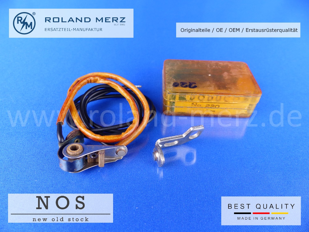 D220-01 Unterbrecherkontaktsatz, Zündkontaktsatz Doduco 220 für Fichtel & Sachs, Heinkel Scooter, Universal, Fulda-Mobil, Goggo Scooter, Jlo, Kleinschnittger, Lohner, Meyra, Petri & lehr, Pinguin, Universal