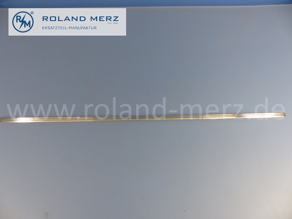 1117370582 Zierstab, Zierleiste Türbelag oben, Fondtür links oder rechts, Länge 715mm, Mercedes W111, 220SB, 220SEB, Original Mercedes Neuteil, NOS
