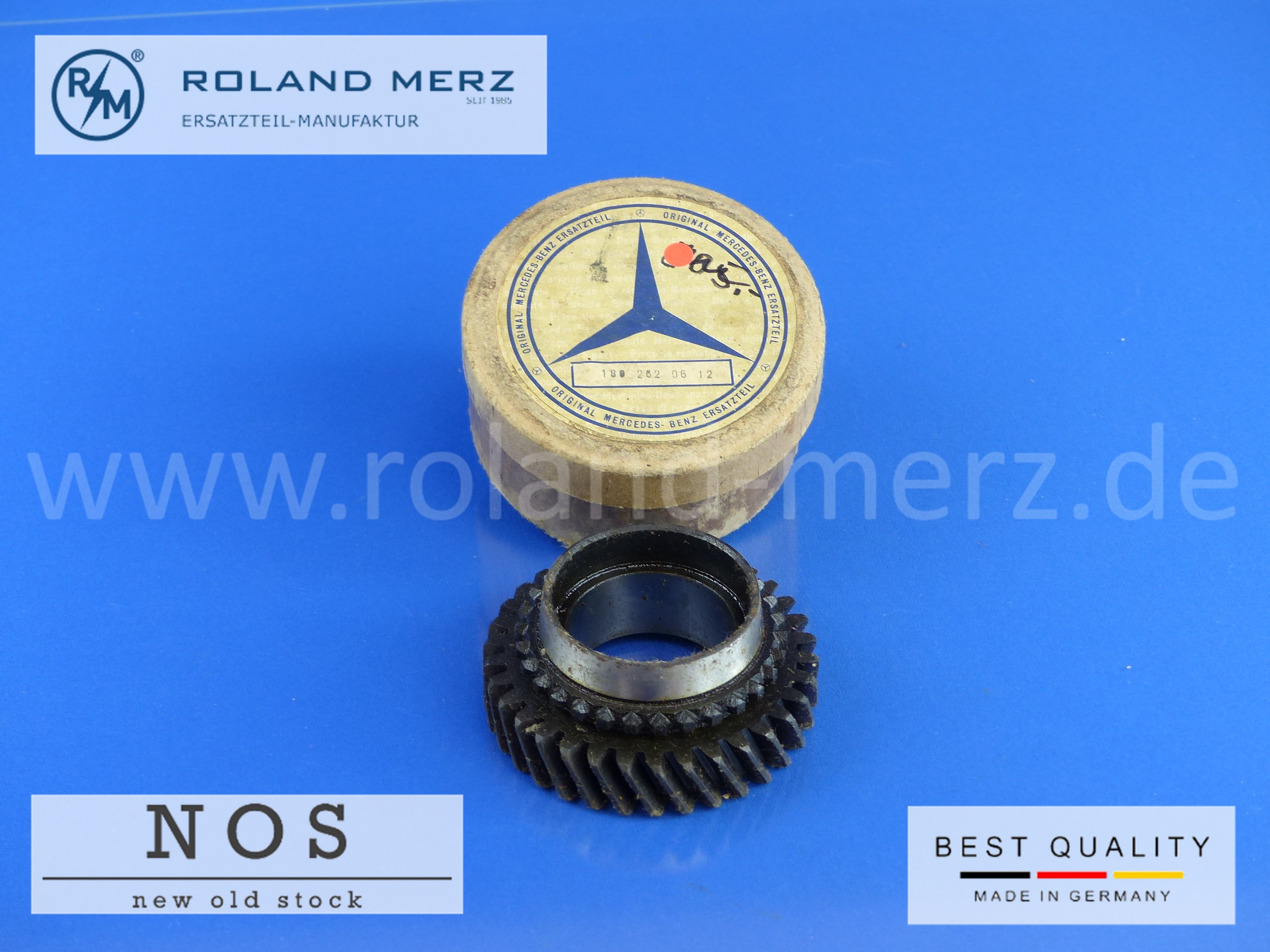 1802620612 Schraubenrad 2. Gang Mercedes W111, W128, W180, 220S 220SE 220b 220SEb, original MB Neuteil, NOS