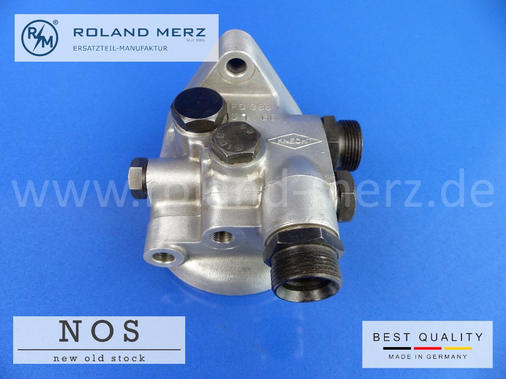 P1130725 Ölfiltergehäuse-Oberteil 000 184 30 08 für Motor M 189 Mercedes 300SE und 300SEL