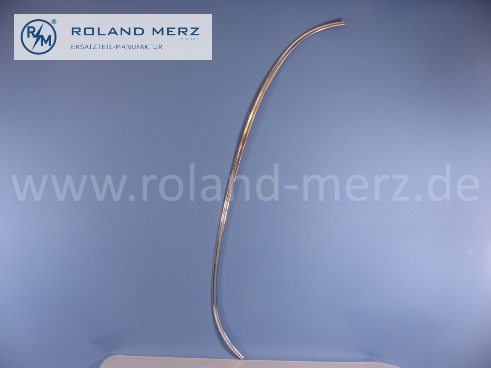 1236780730 Zierstab, Zierleiste, Zierrahmen, Heckscheibe unten, Mercedes W123, lichte Weite 1390 mm, Original Mercedes Neuteil, NOS