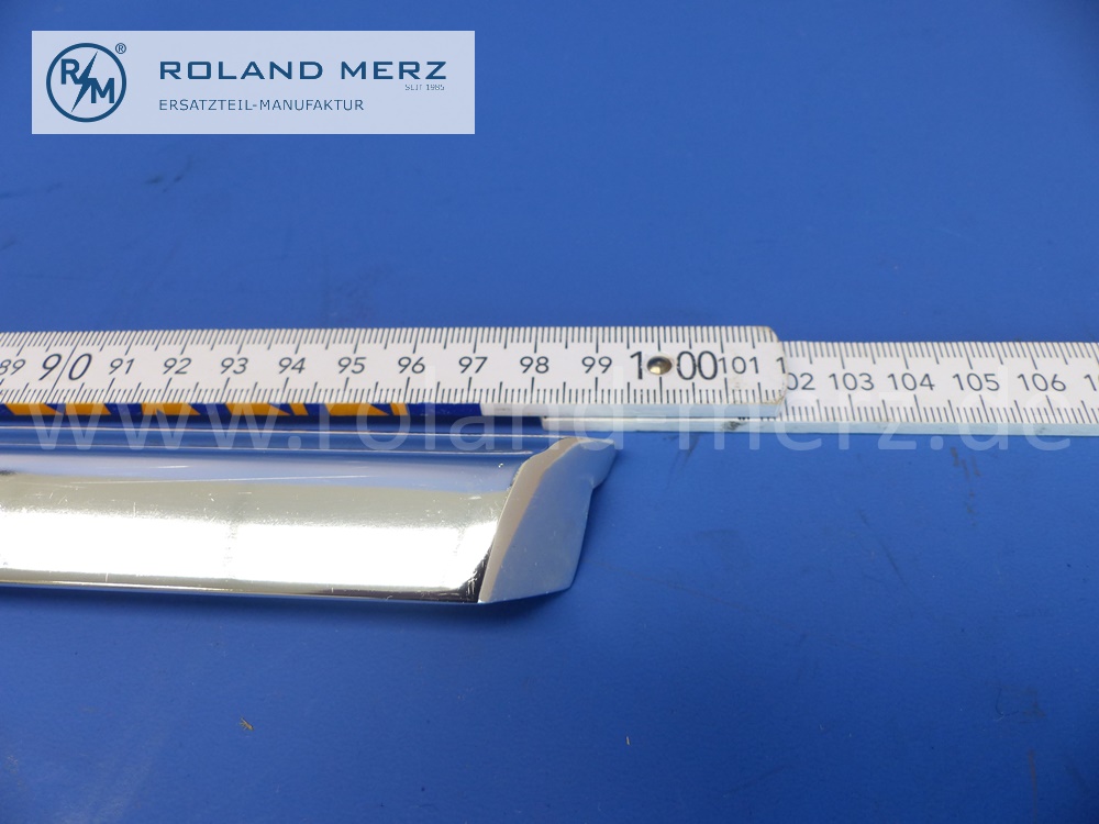 1088801082 Zierstab Kotflügel vorne, rechts, Mercedes W108, 109, frühe Version, Länge 995 mm, original Mercedes Neuteil, NOS 