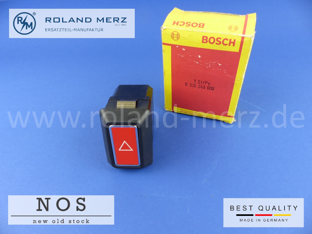P11008046SE1BQMki4uyK Bosch Warnblinklichtschalter 0 335 240 008 für Mercedes W123