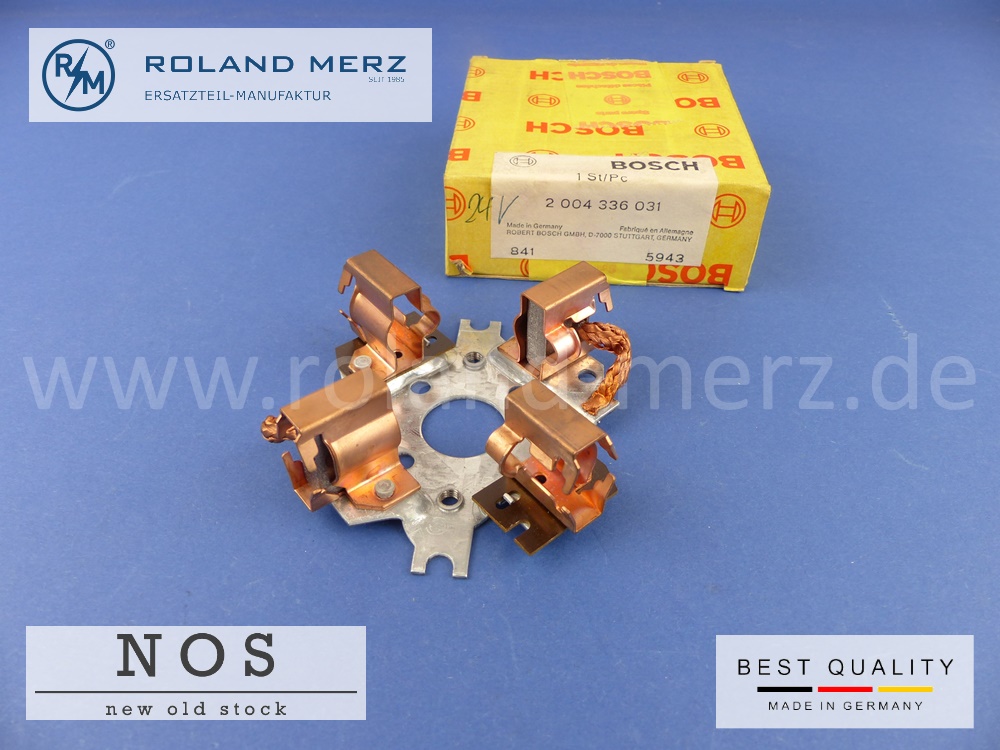 P1100658 Halter für Kohlebürsten, original Bosch 2 004 336 031, 2 004 336 046 NOS