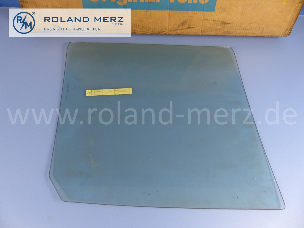 1087250310 Glasscheibe, Fensterscheibe, Fahrertür links, wärmegedämmt, Mercedes W108, Original Mercedes Neuteil, NOS 