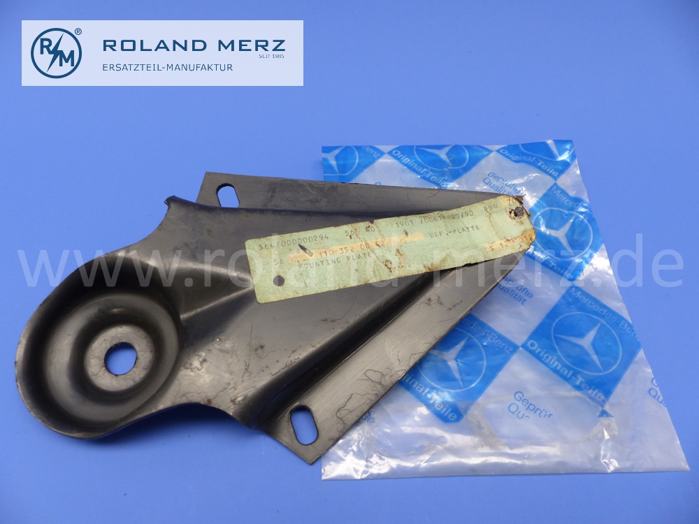 1103520042 Befestigungplatte mit Teller, Hinterachse, Mercedes W108, W109, W110, W111, W112, W113, 190c - 230, 220SEb, 230SL – 280SL, Original Mercedes Neuteil, NOS 