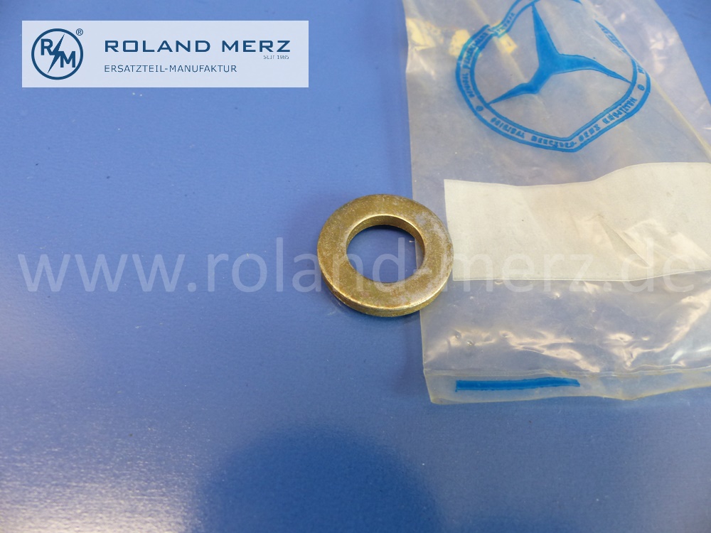 1100160476 Scheibe, Zylinderschraube für Bügel, Mercedes diverse Motoren Baureihen, Original Mercedes Neuteil, NOS