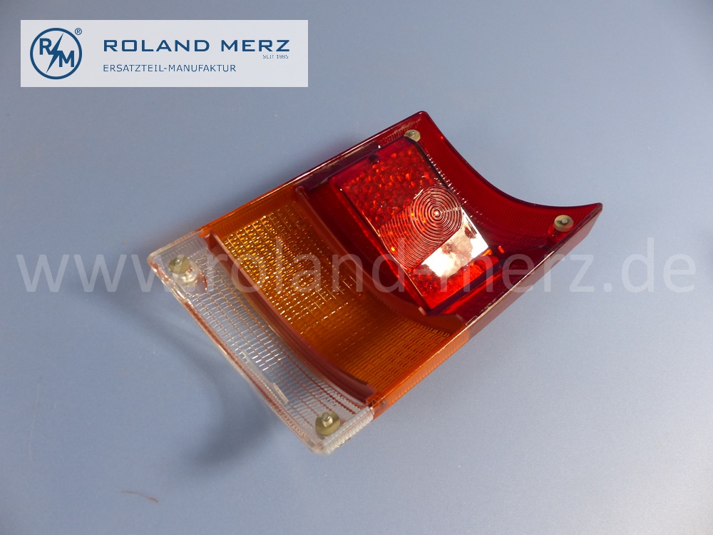 1158260756 Lichtscheibe, Lichtfenster, Lampenglas Rücklicht, links, Kombi, Mercedes W114, W115, Strich 8, W123, Original Mercedes Neuteil, NOS 