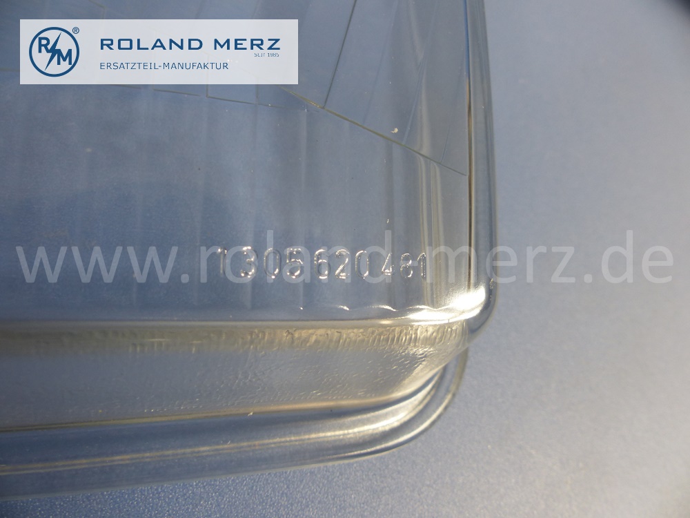 0028267490 Bosch lens head lamp left, light range adjustment, right hand drive, Mercedes W126 S-Klasse, original Mercedes spare-part, NOS