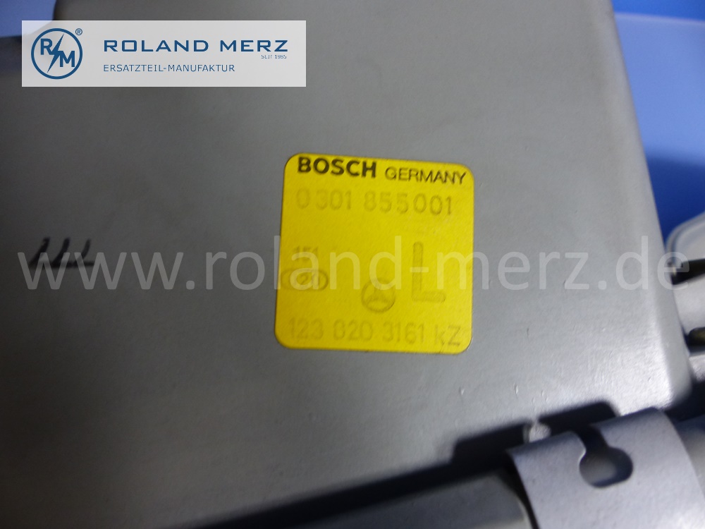 1238203161 Bosch Leuchteinheit, Scheinwerfer, H4, links, Rechtsverkehr, Mercedes W123, Original Mercedes Neuteil, NOS 
