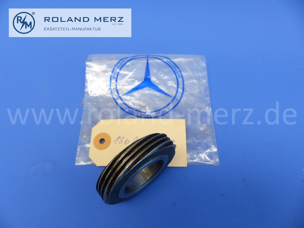 1362640030 Antriebsrad Tacho, 7 Zähne, Mercedes W136, W186, W187, W188, W191, 170 – 220, 300, 300S, Original Mercedes Neuteil, NOS 
